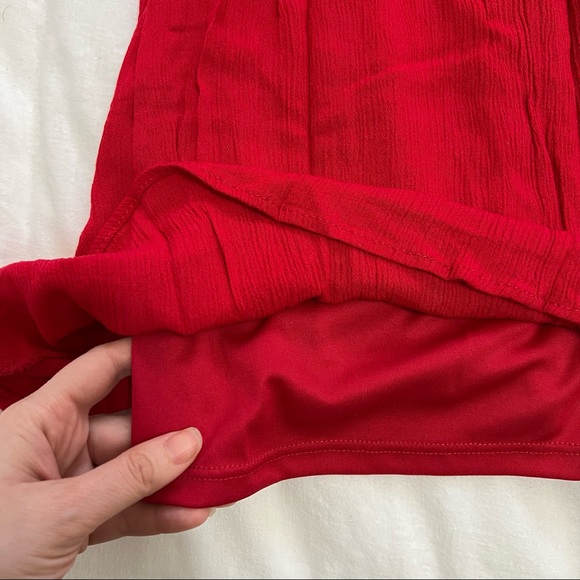 Red Tassle Mini Dress - Picture 6 of 6